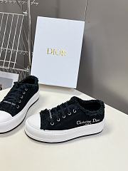 Dior Walk'n'Dior Platform Sneaker Black Fringed - 3