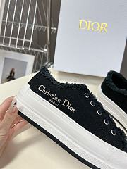 Dior Walk'n'Dior Platform Sneaker Black Fringed - 2