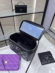 Chanel Top Handle Vanity Case Black Bag 17x9.5x8cm - 3