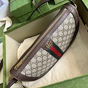 Gucci Ophidia Shoulder Bag Beige Ebony 30x18x9cm - 3