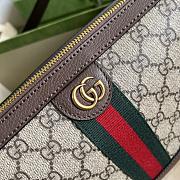 Gucci Ophidia Shoulder Bag Beige Ebony 30x18x9cm - 2