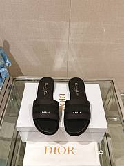 Dior Dway Slide Pastel Black Calfskin - 1