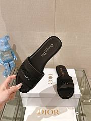 Dior Dway Slide Pastel Black Calfskin - 5