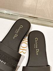 Dior Dway Slide Pastel Black Calfskin - 4