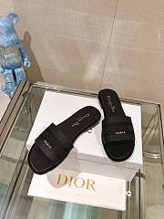 Dior Dway Slide Pastel Black Calfskin - 3