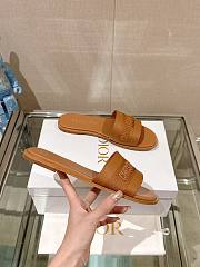 Dior Dway Slide Pastel Camel Calfskin - 2