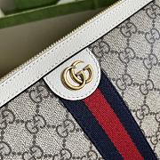 Gucci Ophidia Shoulder Bag White Ebony 30x18x9cm - 3