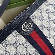 Gucci Ophidia Shoulder Bag Blue Ebony 30x18x9cm - 2