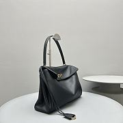 Balenciaga Rodeo Medium Handbag Black Smooth 34x11x24cm - 5