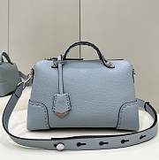 Fendi Medium By The Way Shoulder Bag Blue 27x13x15cm - 1