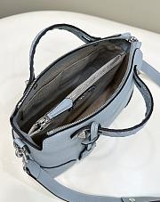 Fendi Medium By The Way Shoulder Bag Blue 27x13x15cm - 3