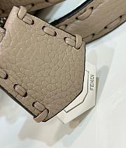 Fendi Medium By The Way Shoulder Bag Dove Grey 27x13x15cm - 5