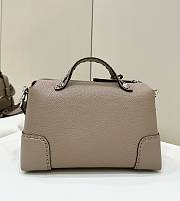 Fendi Medium By The Way Shoulder Bag Dove Grey 27x13x15cm - 4