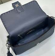 Fendi Baguette Bag Blue 27x15x6cm - 6