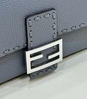 Fendi Baguette Bag Blue 27x15x6cm - 2