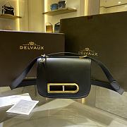 Delvaux Lingot Black Bag 20.5x7.5x15cm - 1