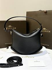 Delvaux Pin Swing Bag Black 29x9x20cm - 5