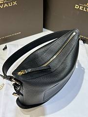 Delvaux Pin Swing Bag Black 29x9x20cm - 4