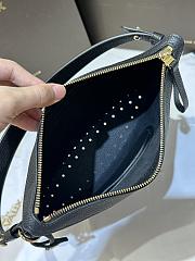 Delvaux Pin Swing Bag Black 29x9x20cm - 2