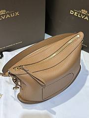 Delvaux Pin Swing Bag Brown 29x9x20cm - 3