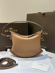 Delvaux Pin Swing Bag Brown 29x9x20cm - 2