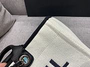 Chanel Shopping Tote Bag Black White 38cm - 6