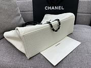 Chanel Shopping Tote Bag Black White 38cm - 5