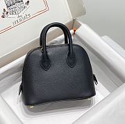 Hermes Mini Bolide Bag Black 19x14x8cm - 4