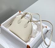 Hermes Mini Bolide Bag White Gold 19x14x8cm - 6