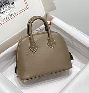 Hermes Mini Bolide Bag Etoupe Gold 19x14x8cm - 2