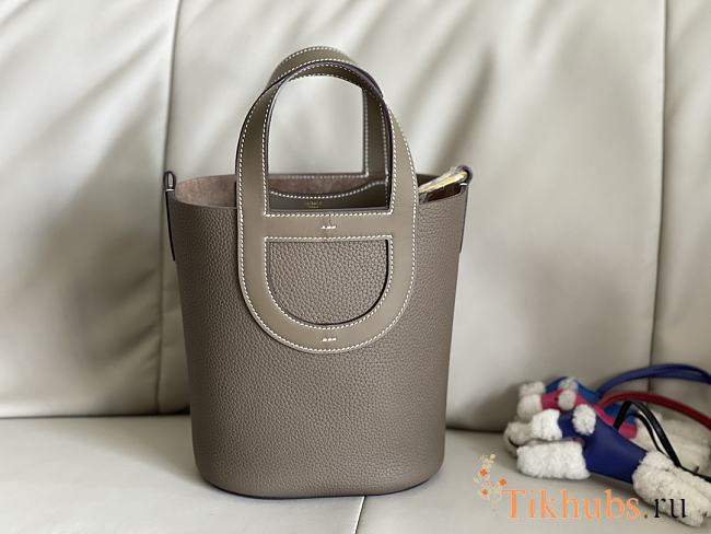 Hermes In The Loop Grey Bag 18cm - 1