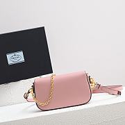 Prada Saffiano Pink Shoulder Bag 20.5x10.5x4cm - 5