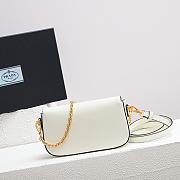 Prada Saffiano White Shoulder Bag 20.5x10.5x4cm - 4