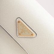 Prada Saffiano White Shoulder Bag 20.5x10.5x4cm - 3