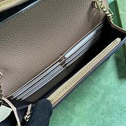 Gucci Natural Leather Marmont Shoulder Bag 20x12.5x4cm - 4