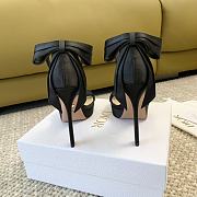 Dior Heeled Sandal Black Satin 12cm - 3