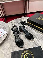 Christian Louboutin Black Miss Sabina 55 Heeled Sandals - 1