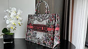 Dior Large Book Tote Ecru Dior 4 Saisons Printemps 42x35x18.5cm - 4