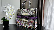 Dior Large Book Tote Ecru Multicolor Dior 4 Saisons 42 x 35 x 18.5 cm - 5