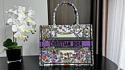 Dior Medium Book Tote Ecru Multicolor Dior 4 Saisons 36 x 27.5 x 16.5 cm - 1