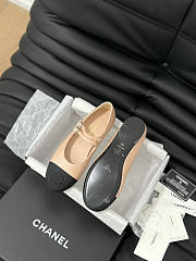 Chanel Mary Janes Beige Flat - 3