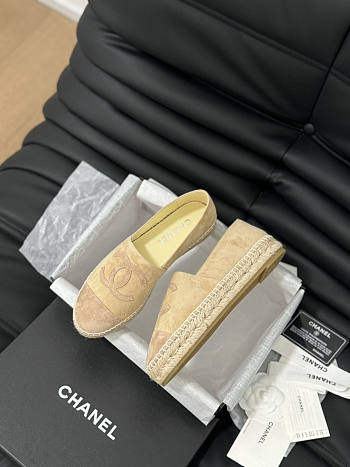 Chanel Espadrilles Beige Flat