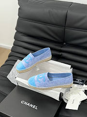 Chanel Espadrilles Blue Flat - 3