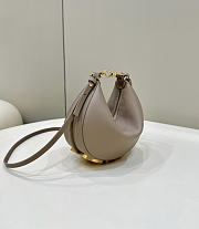 Fendi Fendigraphy Mini Beige Bag 20x13x7.5cm - 3