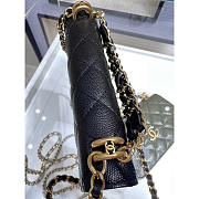 Chanel 22 Bag Black Caviar Flap 19cm - 3