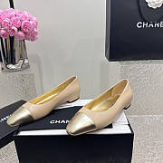 Chanel Ballerina Flat Beige Gold - 2