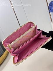 Louis Vuitton LV Zippy Wallet Peach Pink 19.5 x 10.5 x 2.5 cm - 3