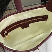 Gucci Jackie Small Shoulder Bag Wine 27.5x19x4cm - 3