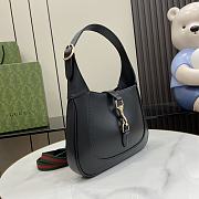 Gucci Jackie Small Shoulder Bag Black 27.5x19x4cm - 5