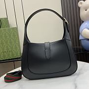 Gucci Jackie Small Shoulder Bag Black 27.5x19x4cm - 3